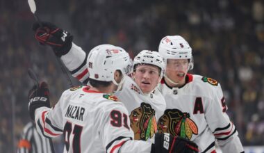Blackhawks' youngsters learning how to play competently even when not feeling their best