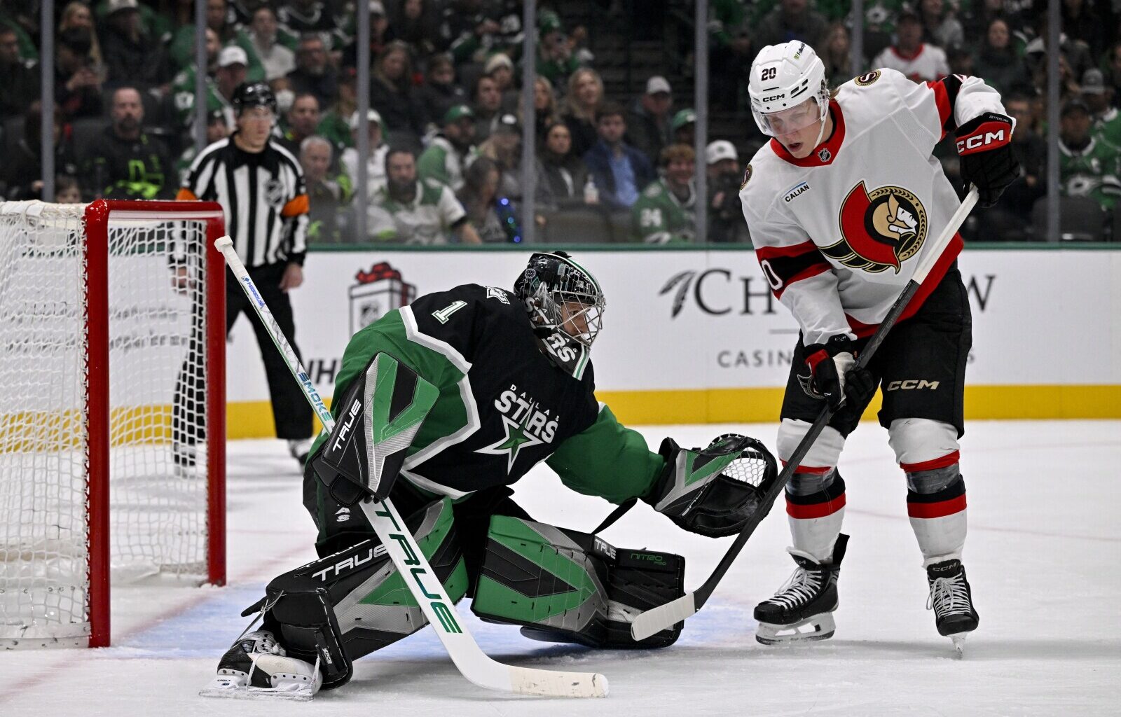 Wyatt Johnston's hat trick leads Stars to rout of Senators - The Rink Live