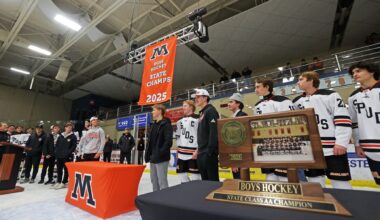 Moorhead raises banner to celebrate its first state hockey championship - InForum