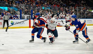 Tom Wilson scores twice in Capitals' win over banged-up Islanders - The Rink Live