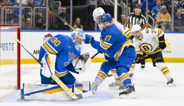 Mark Kastelic, Fraser Minten boost Bruins past Blues - The Rink Live