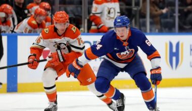 Ducks fall behind early again, can't make comeback on Long Island