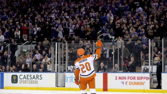Ducks ride third-period surge in Chris Kreider's emotional New York return