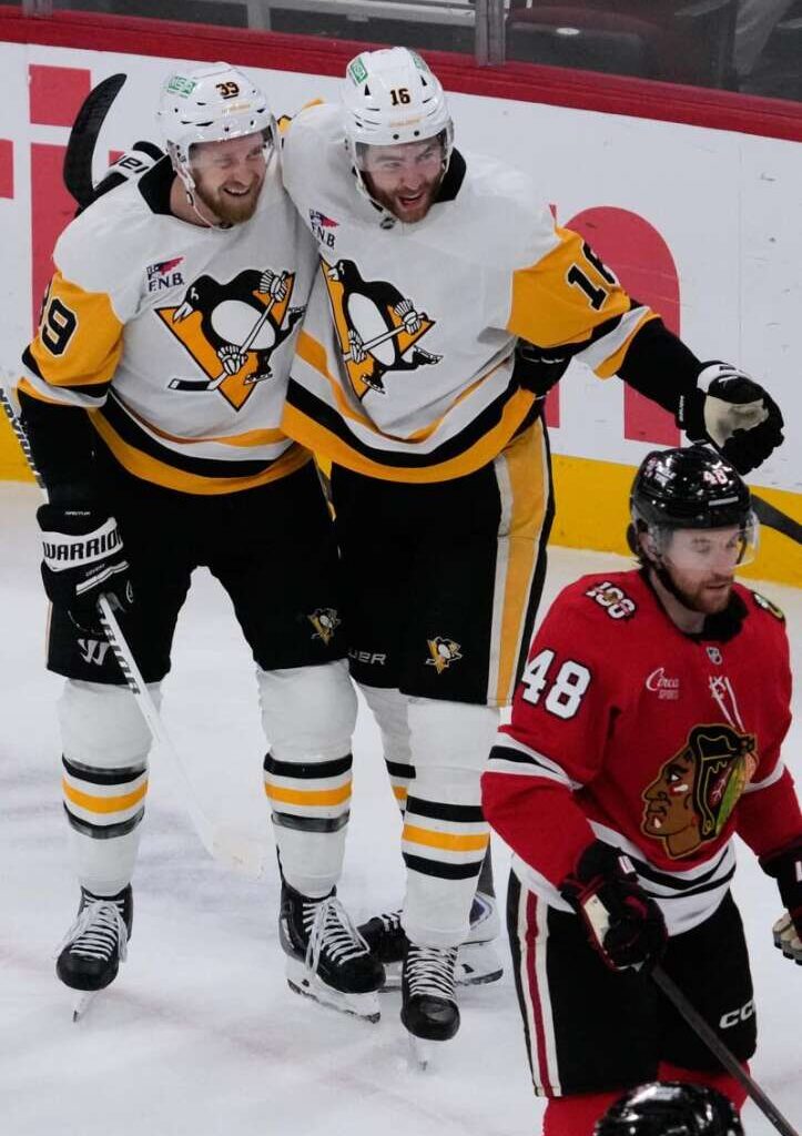 Penguins rout Blackhawks as Justin Brazeau records hat trick to win 2 of last 3 – Butler Eagle