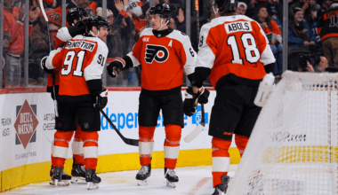 Flyers overcome early deficit, slow down Sharks