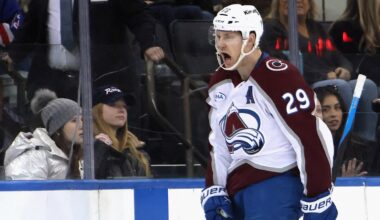 NHL On Tap: MacKinnon in spotlight with Avalanche at Flyers