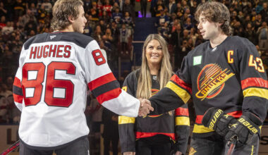 Report: Devils touched base on Canucks' Hughes