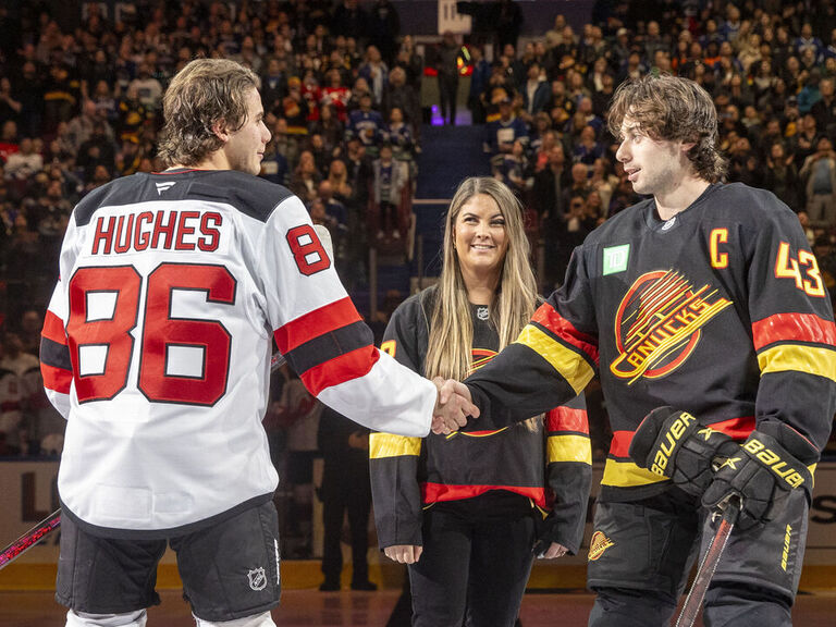 Report: Devils touched base on Canucks' Hughes