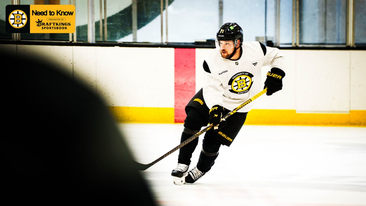 Need to Know: Bruins vs. Canadiens