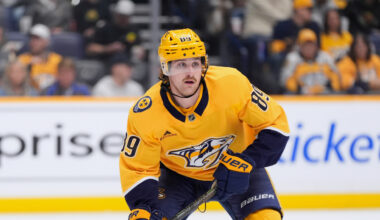 Predators' Ozzy Wiesblatt pays tribute to late brother after first NHL goal