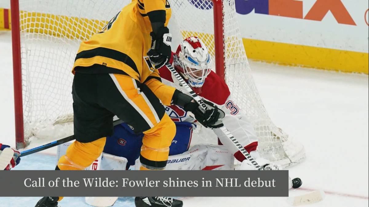Click to play video: 'Call of the Wilde: Jacob Fowler makes NHL debut'