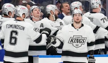 Kempe scores twice in 2nd period as Kings beat Lightning 2-1 to snap 4-game skid