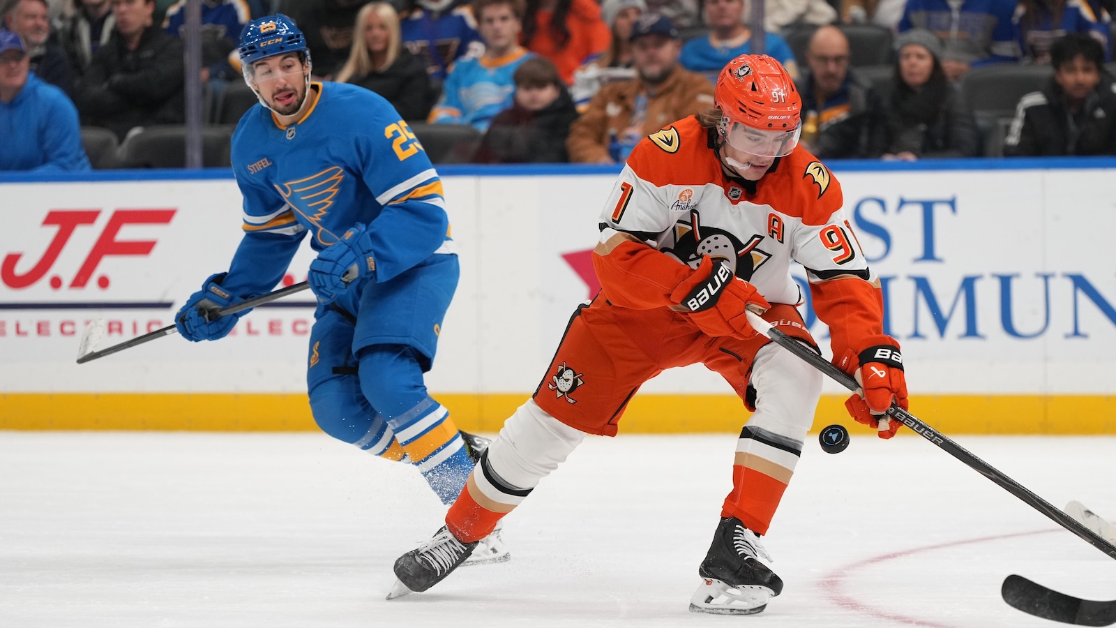 McTavish, Mintyukov score early to help Ducks beat Blues 4-1