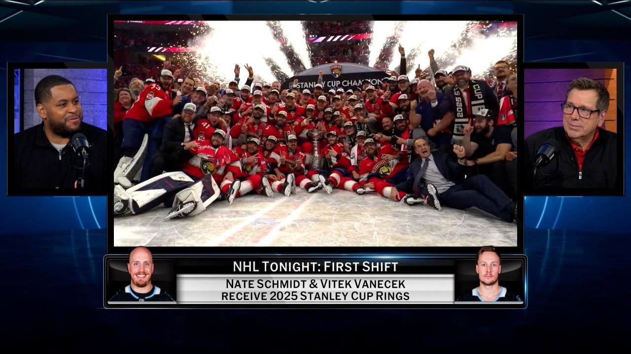 Florida Panthers receive their 2025 Stanley Cup rings
