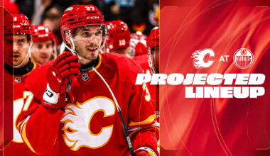 Projected Lineup - Flames @ Oilers
