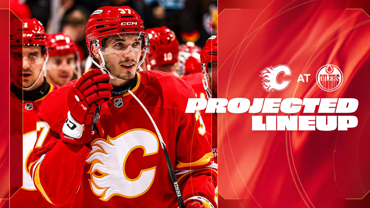 Projected Lineup - Flames @ Oilers
