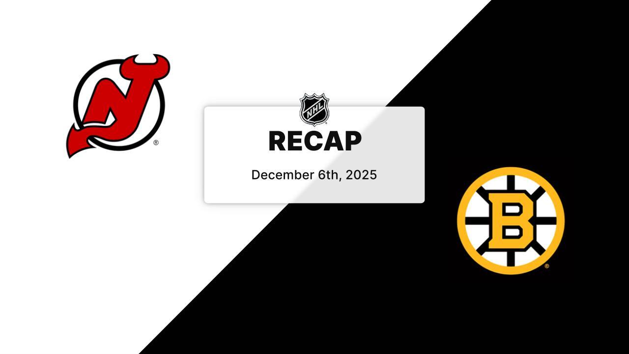 HIGHLIGHTS: Bruins 4, Devils 1