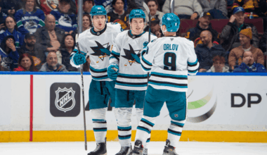 Celebrini pushes point streak to 7, Sharks defeat Canucks
