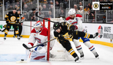 Bruins Close Homestand with 6-2 Loss to Canadiens