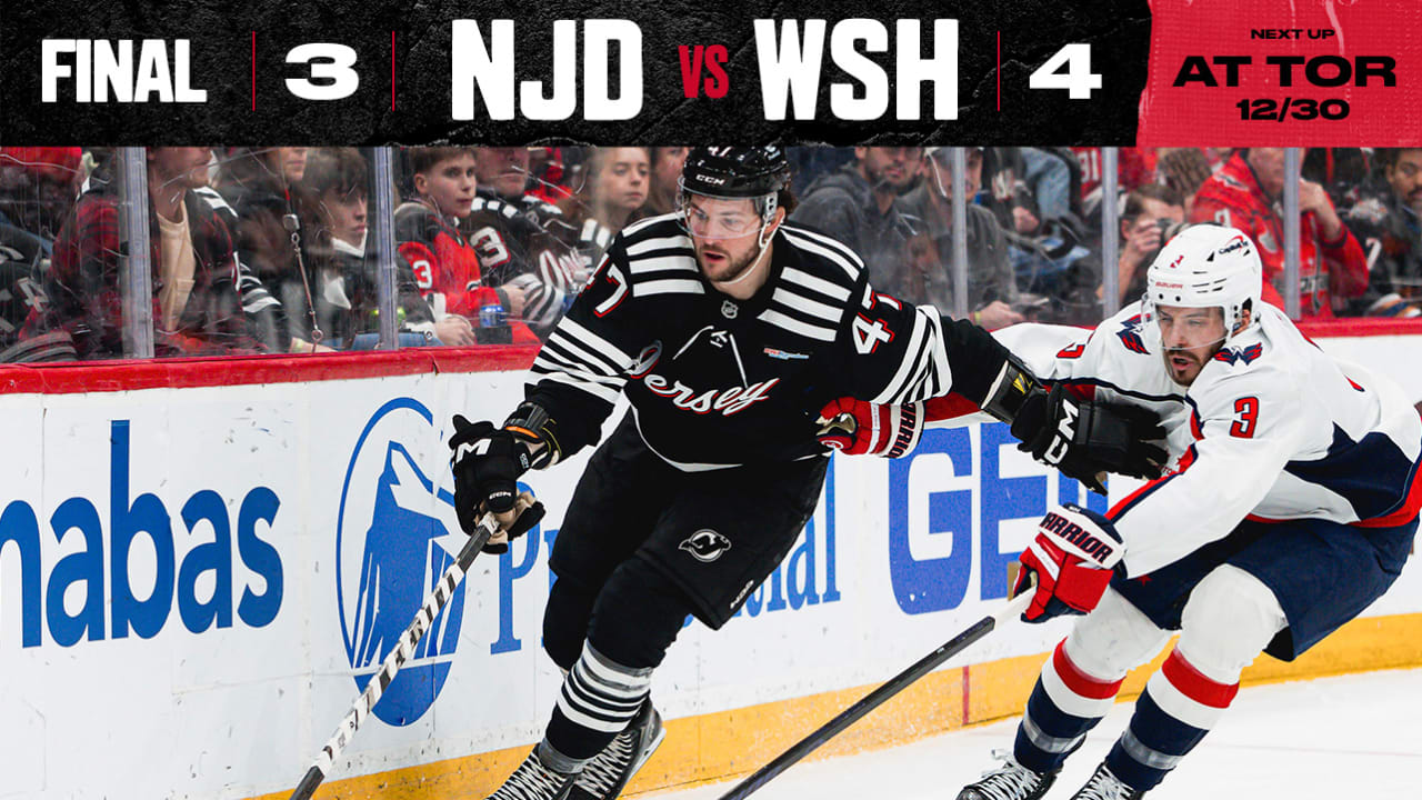 Capitals Defeat Devils in Overtime | GAME STORY