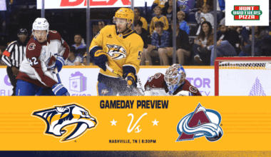 GAME DAY: Avalanche vs. Preds, December 9