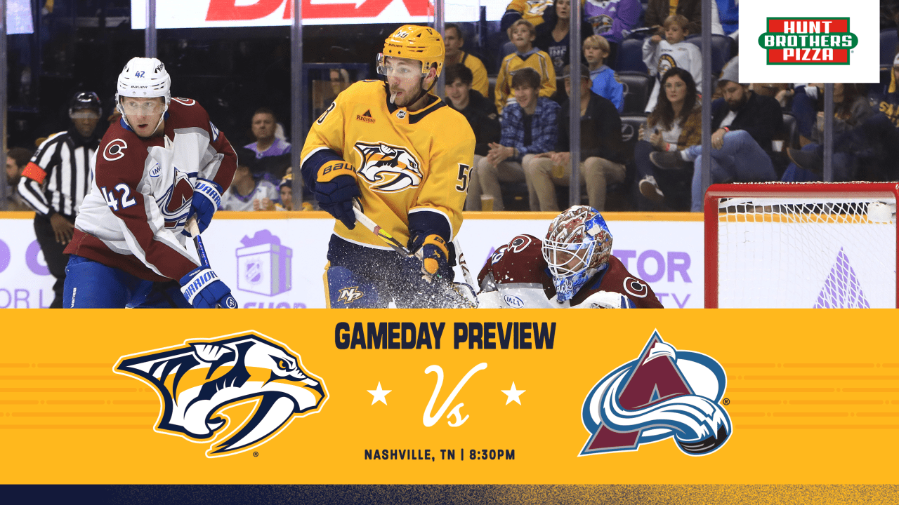 GAME DAY: Avalanche vs. Preds, December 9