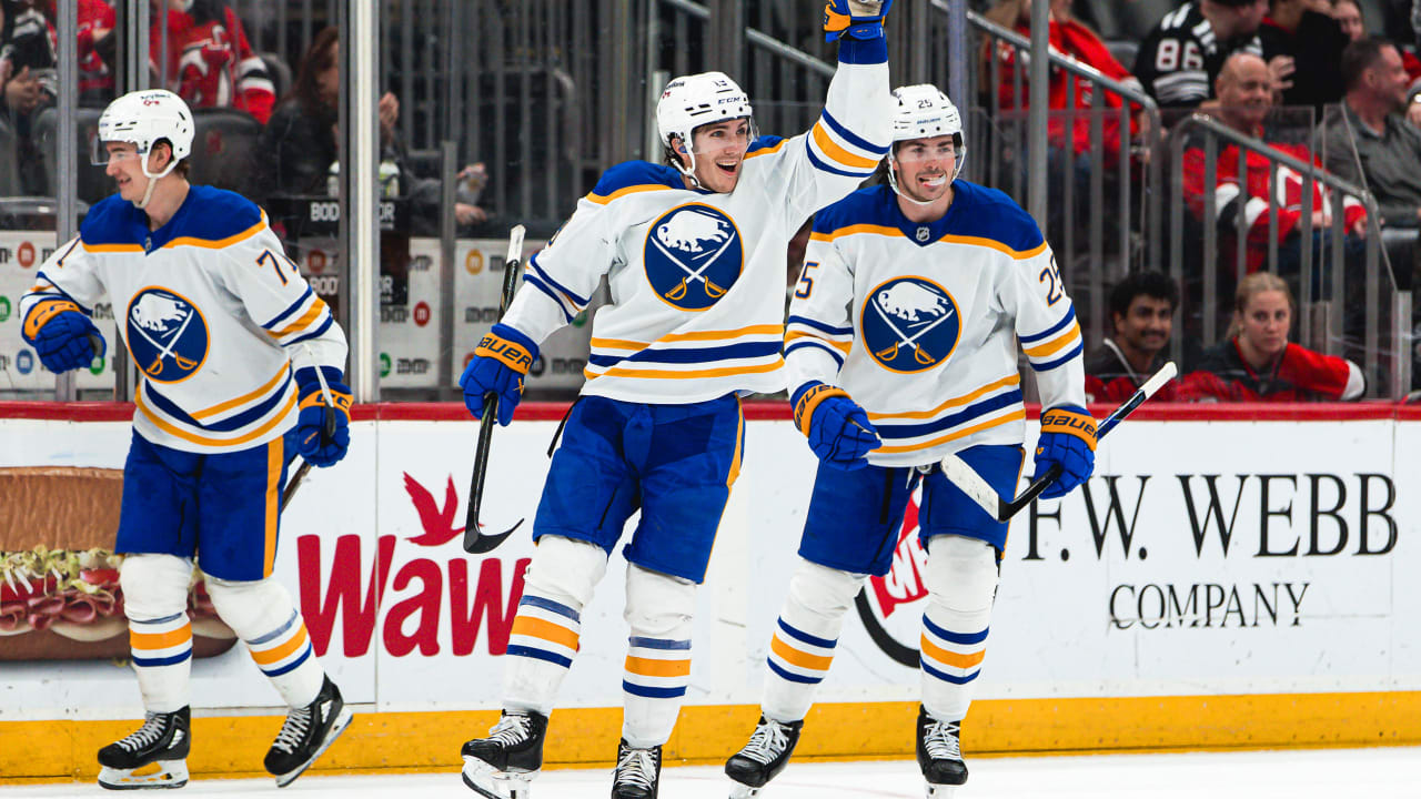 Sabres edge Devils, extend winning streak to 6 games