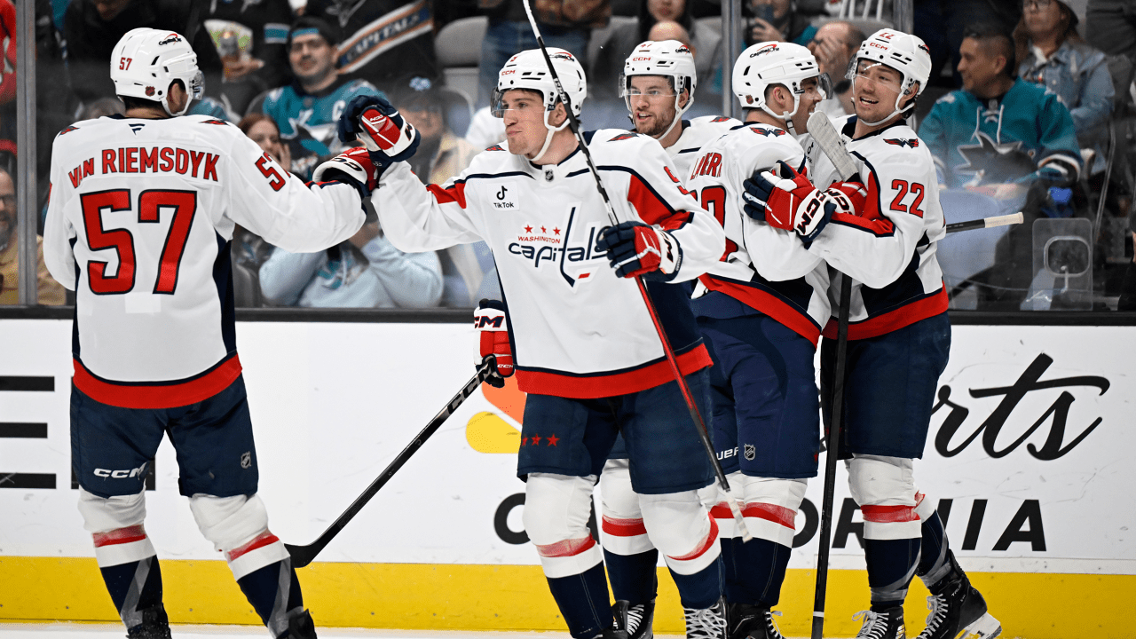 Caps Swarm Sharks, 7-1 | Washington Capitals