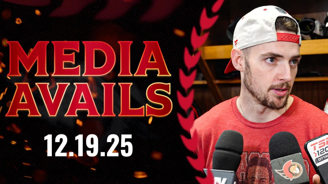 Drake Batherson Media Availability | Ottawa Senators