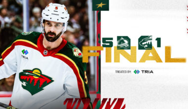 Game Recap: Avalanche 5, Wild 1