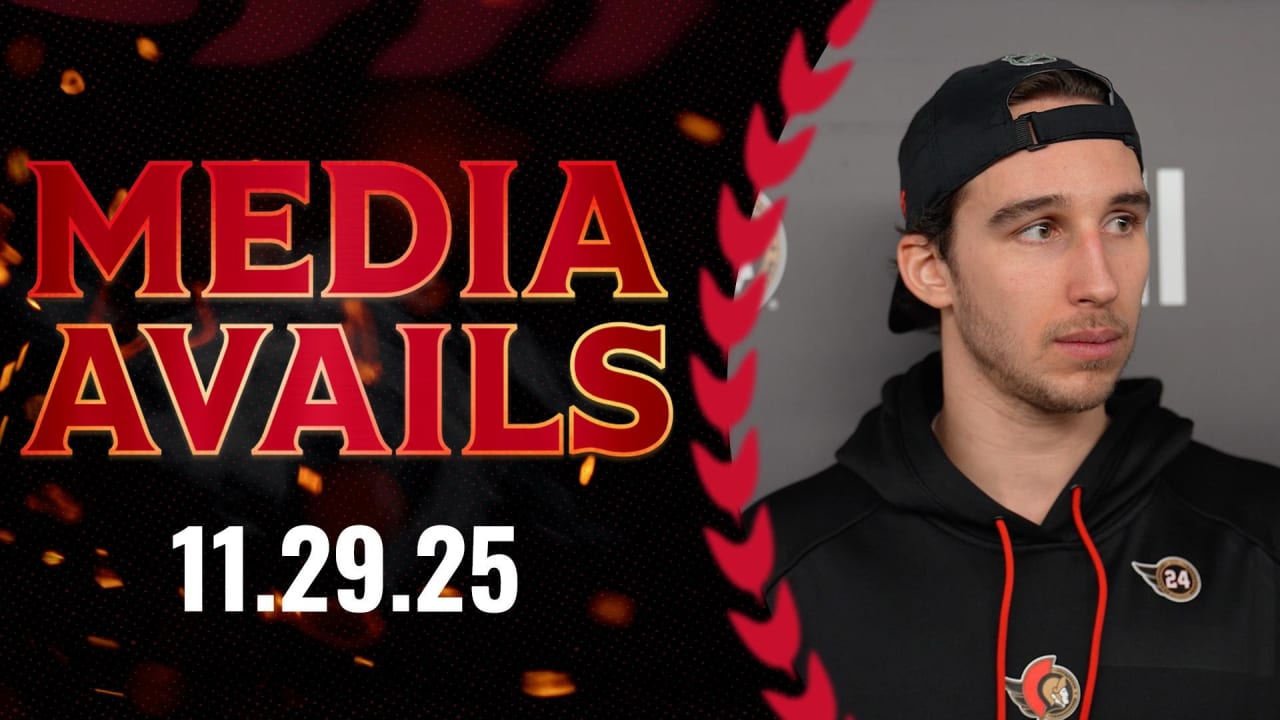 Dylan Cozens Media Availability | Ottawa Senators