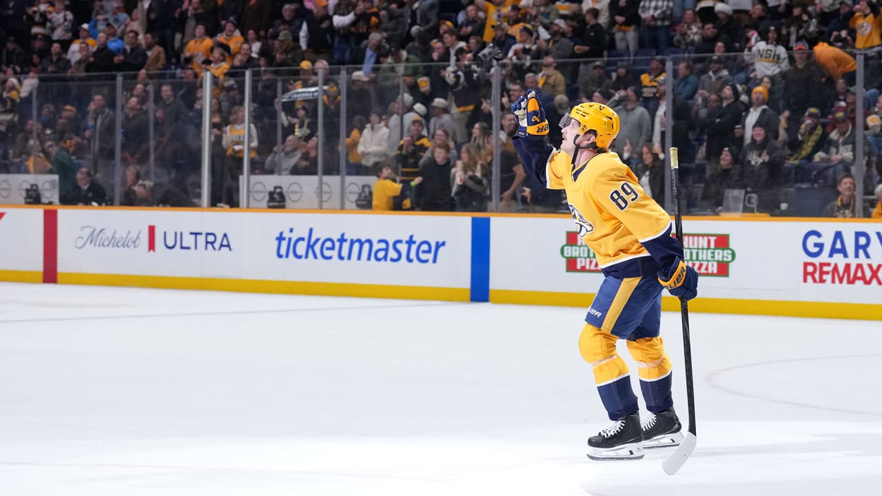 Preds Rookie Wiesblatt Honors Late Brother Following First NHL Goal