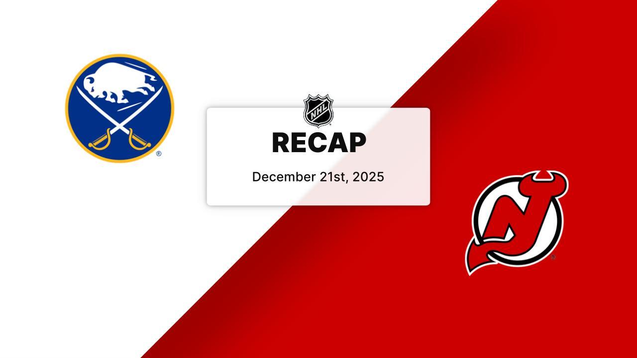 Sabres 3, Devils 1 | HIGHLIGHTS