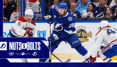 Nuts & Bolts: Quick turn to face the Habs on Sunday in Tampa