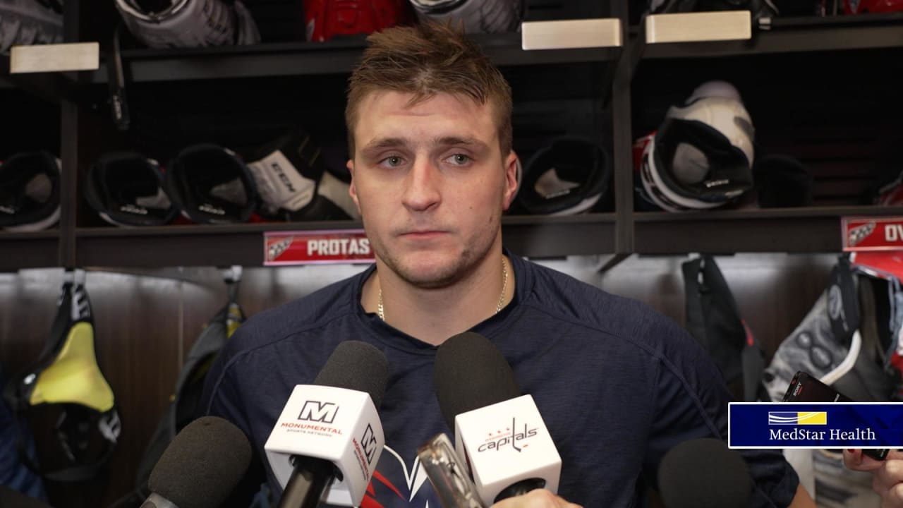 Aliaksei Protas | Postgame | Washington Capitals