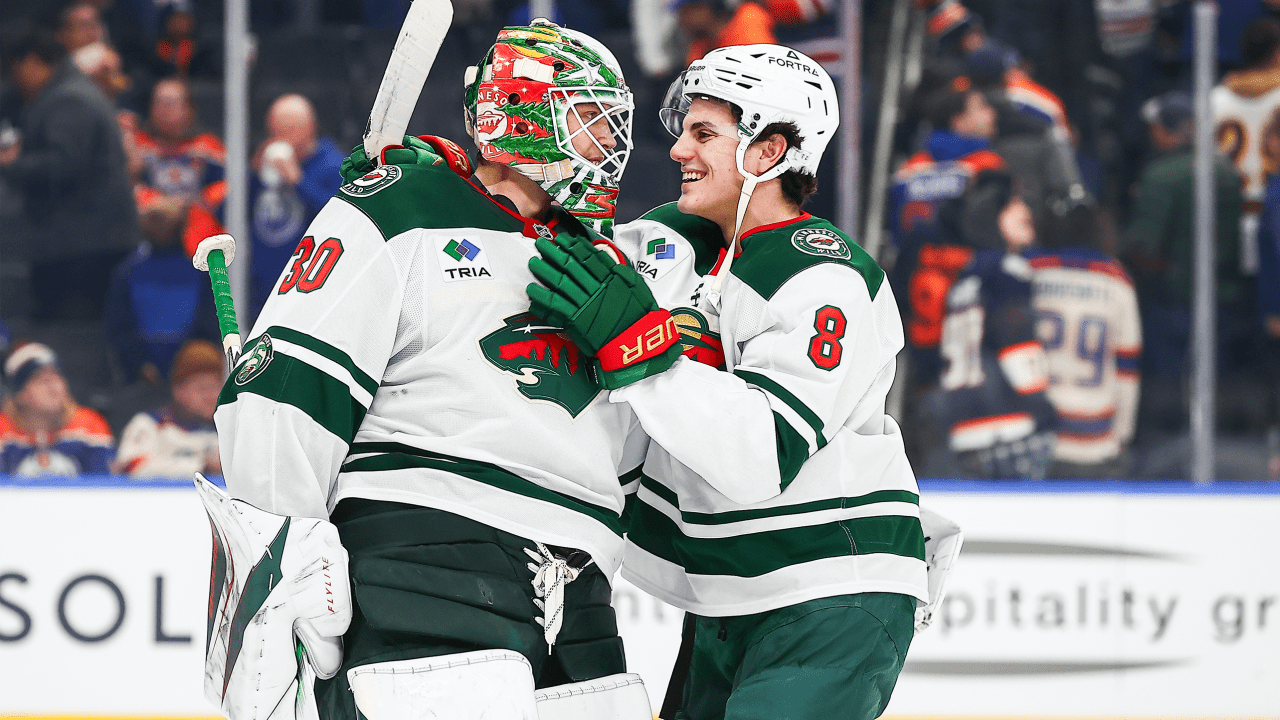 Wallstedt gets another shutout, Wild edge Oilers to push point streak to 12
