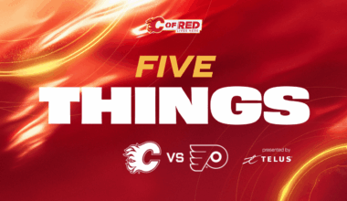 5 Things - Flames vs. Flyers