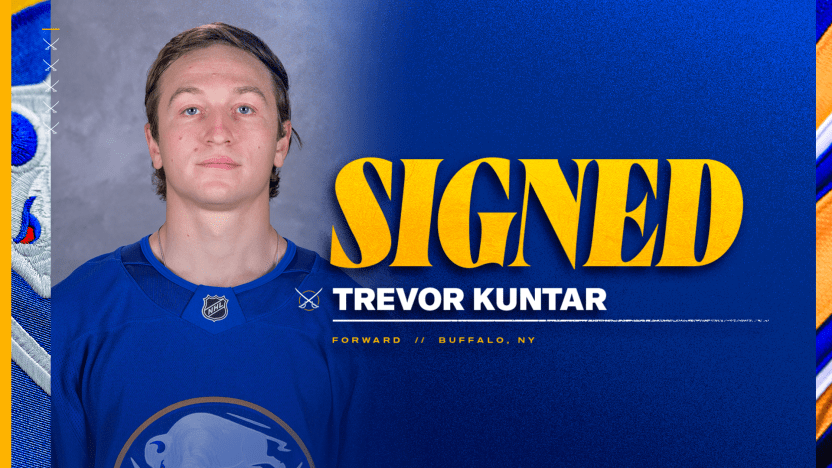 SABRES INK KUNTAR TO NHL CONTRACT