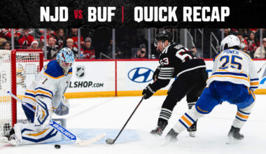 QUICK RECAP: Sabres 3, Devils 1