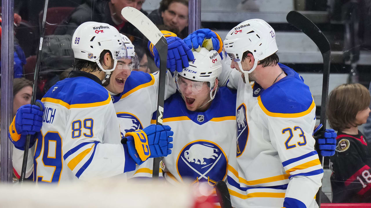 Byram wins it in OT, Sabres defeat Senators for 7th straight win