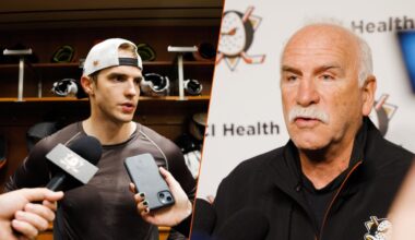 Morning Skate 12.3.25: Interviews | Anaheim Ducks