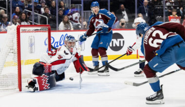 Nathan MacKinnon dazzles, records 1,100th career point in 5-2 Avalanche win over Capitals