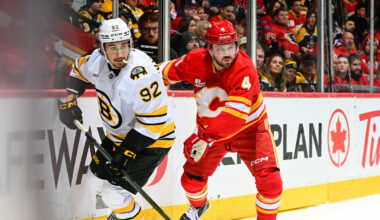Boston Bruins v Calgary Flames
