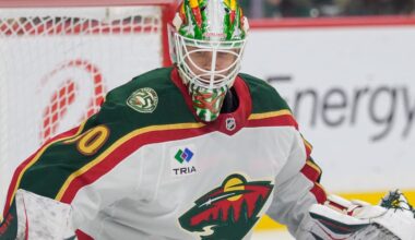 Minnesota Wild goaltender Jesper Wallstedt is reportedly on the trade block, but it makes more sense than it might initially seem. (Mandatory Credit: Matt Blewett-Imagn Images)