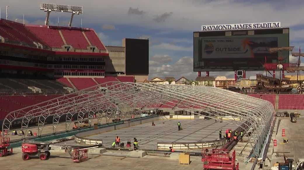 Tampa prepares to host 2026 NHL Stadium Series at Raymond James Stadium