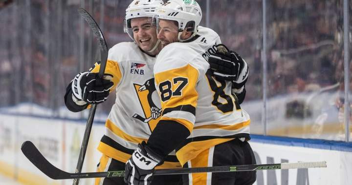 Penguins jump Oilers early to close back-to-back