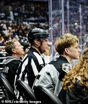 Ferrell joked that he had trained the refs on the ice for the game against the Tampa Bay Lightning