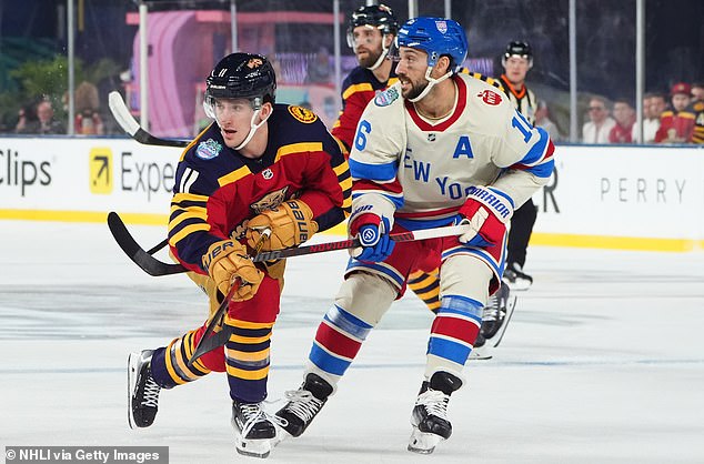 Hockey fans voiced their anger after a bizarre walk-out song played prior to the Winter Classic