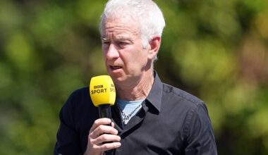 John McEnroe took a break from calling the Australian Open to bemoan the New York Rangers