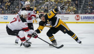 Devils GM-Agent Spar for Trade; Youth Brawl; Penguins Sputter
